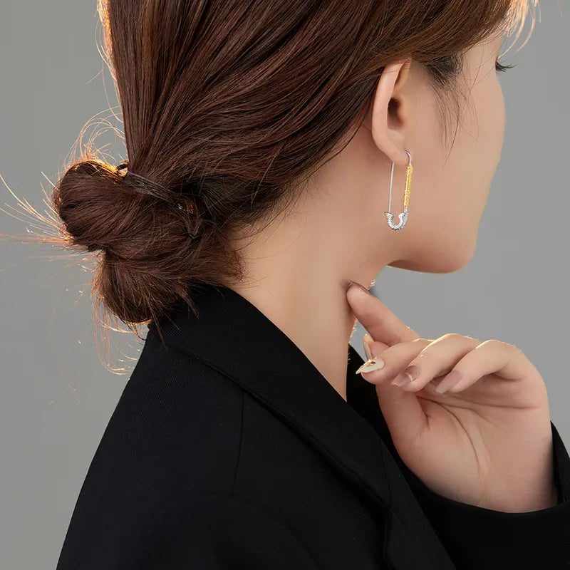 Safety Pin Earrings