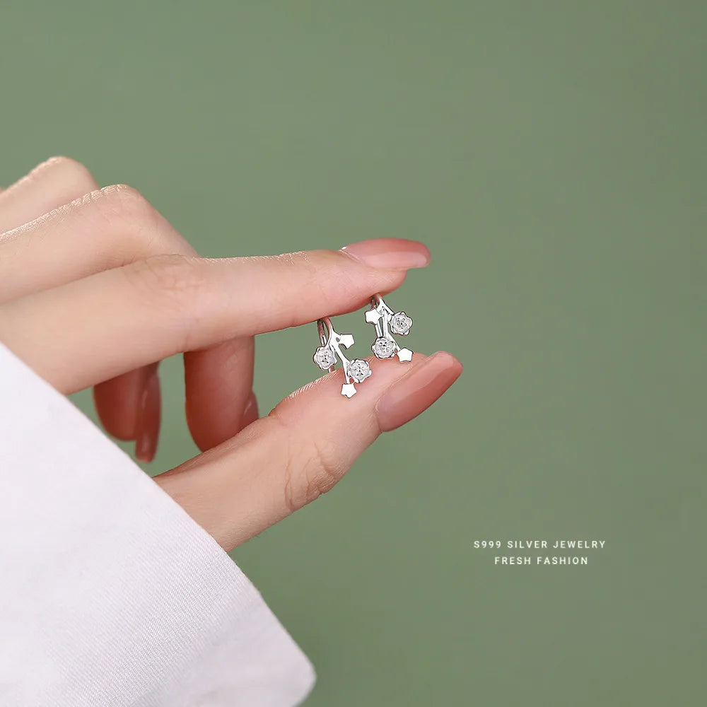 Plum Blossom Earrings