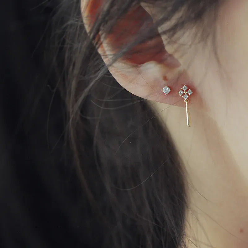 Mini Vintage Drop Earrings