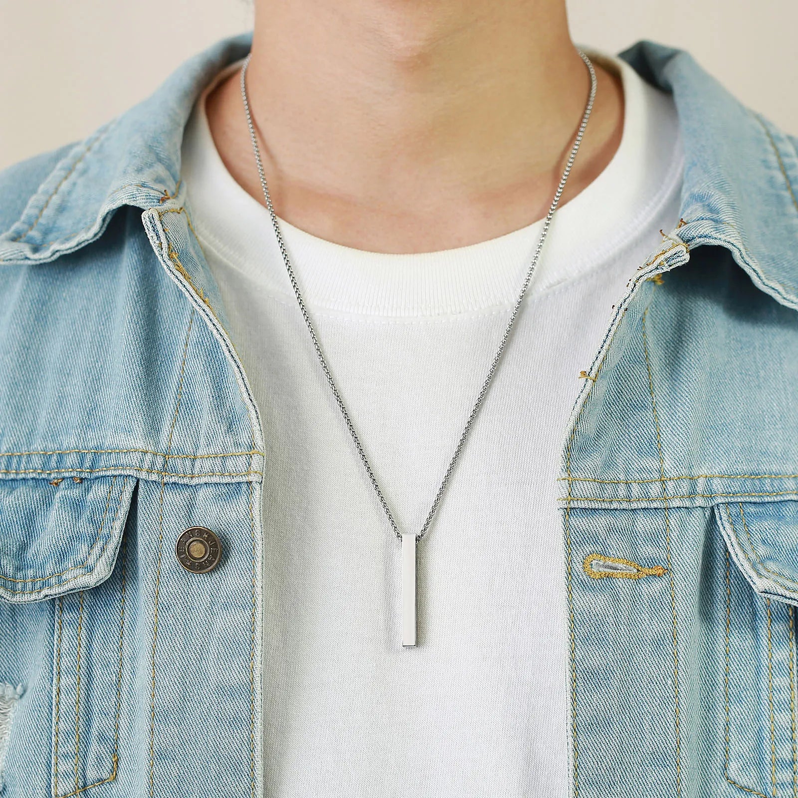 Pendant Chain Men Neckpiece