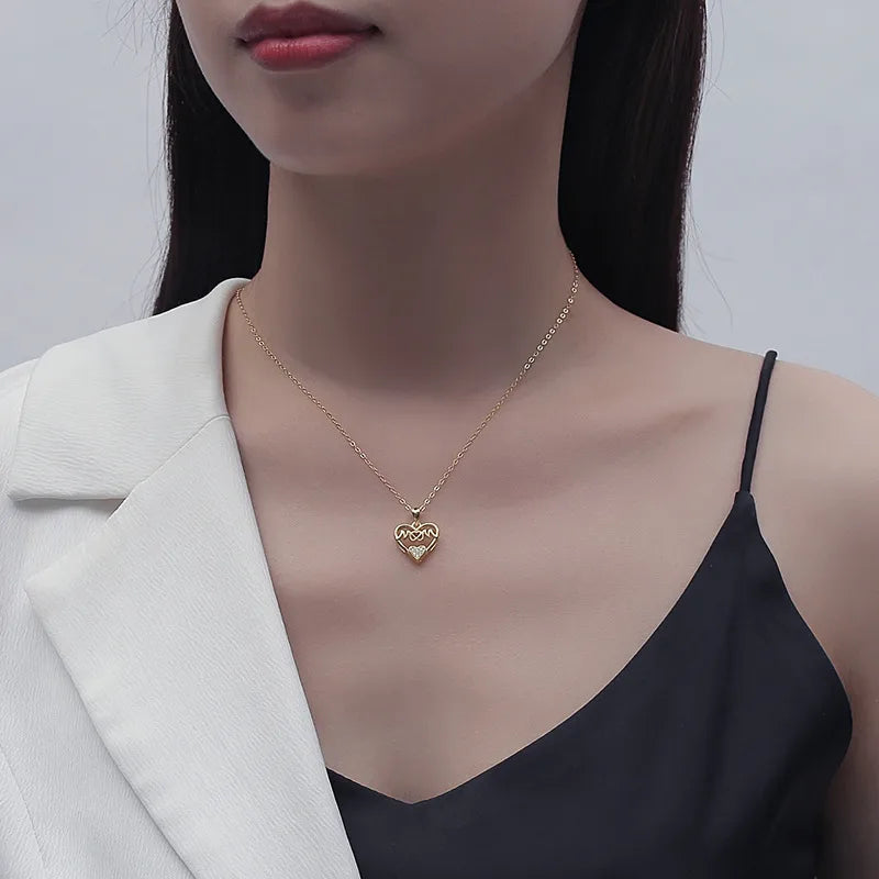 Gold Mom Pendant