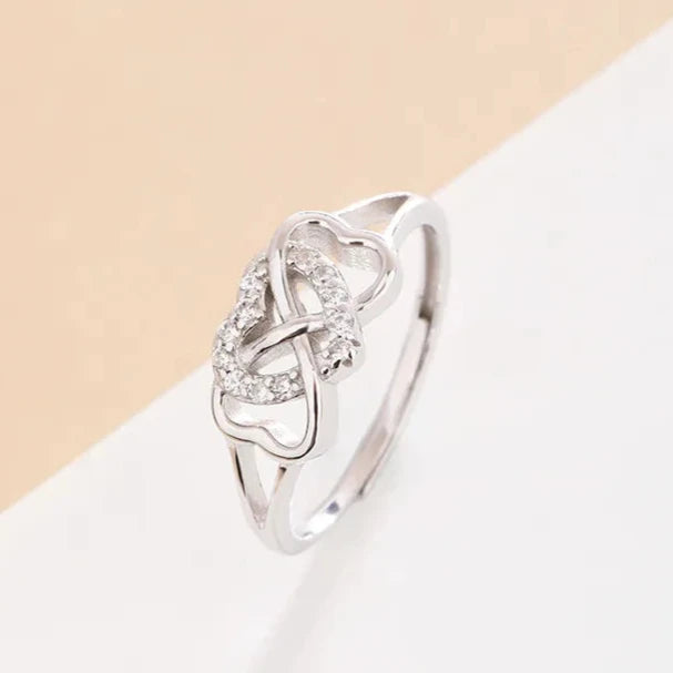 Heart Infinity Ring
