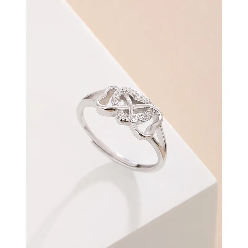 Heart Infinity Ring