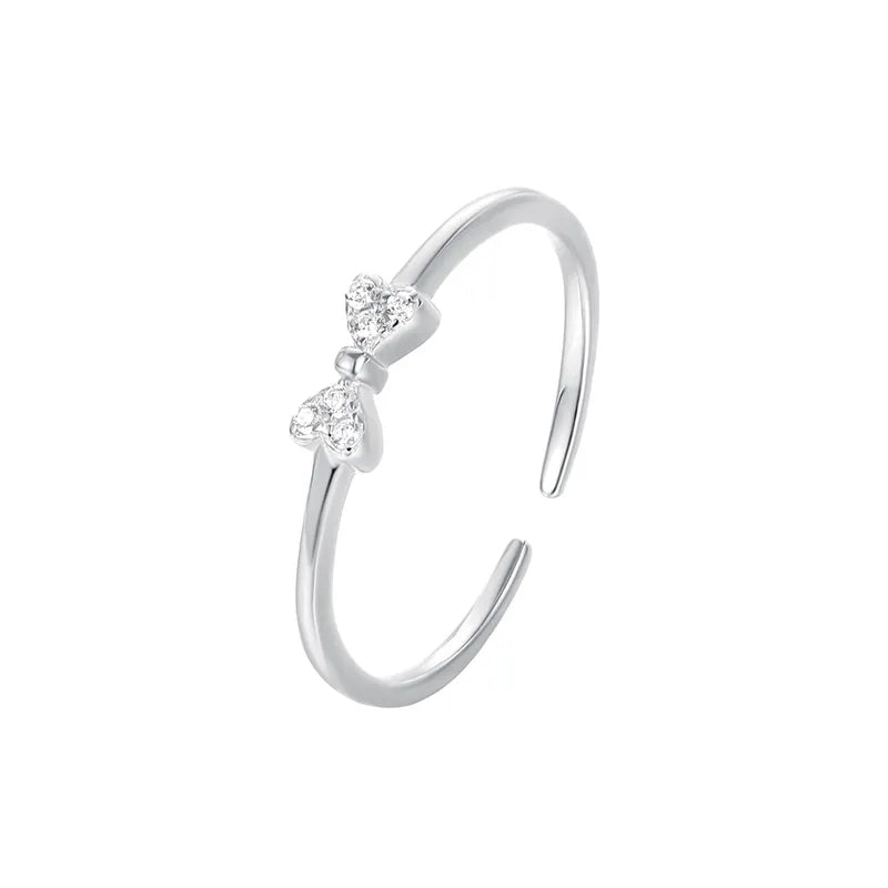Zircon Mini Bow Ring