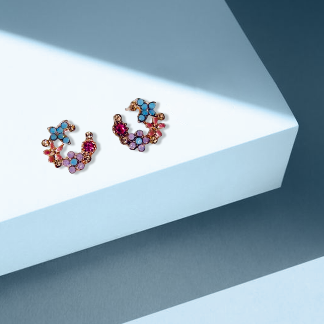 Korean Flower Earrings