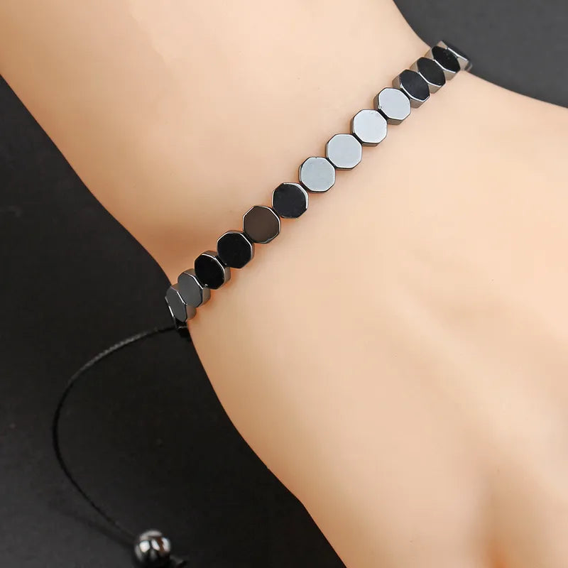 Mens Hexagon Bracelet