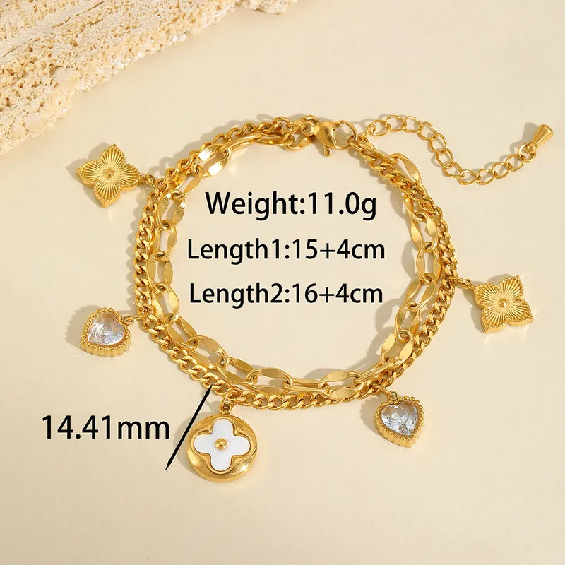 Clover Charm Bracelet