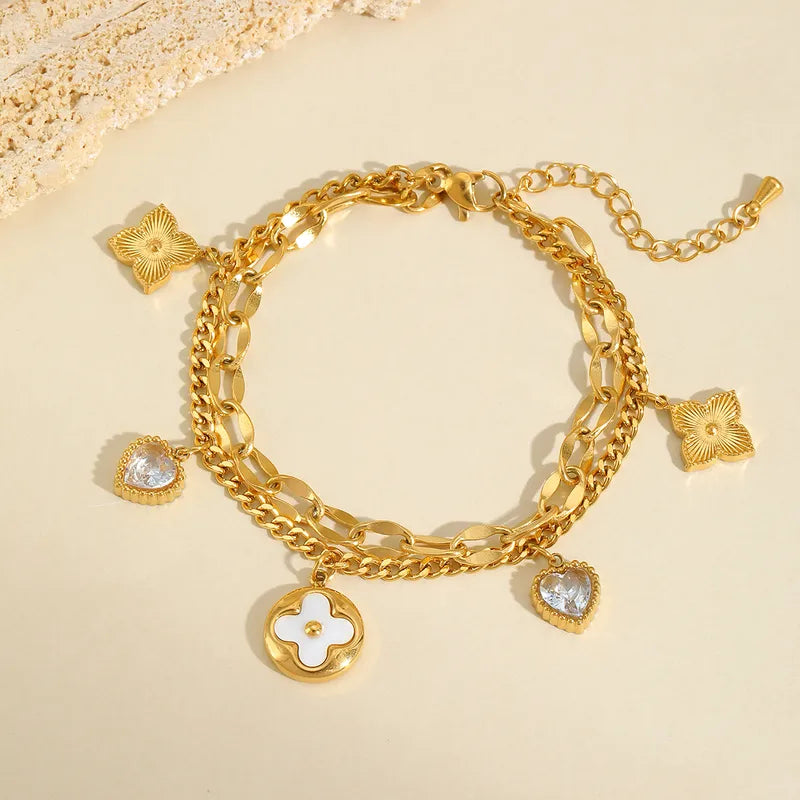 Clover Charm Bracelet