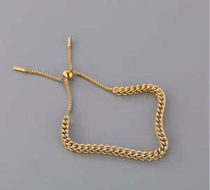 Gold Knot Chain Bracelet