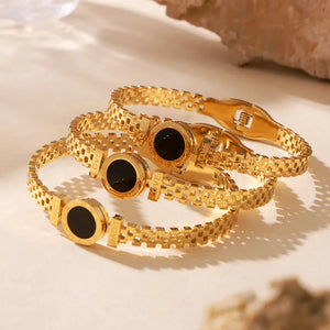 Gold Roman Numeral Bracelet