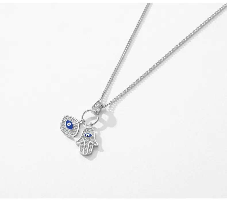 Evil Eye Hamsa Pendant
