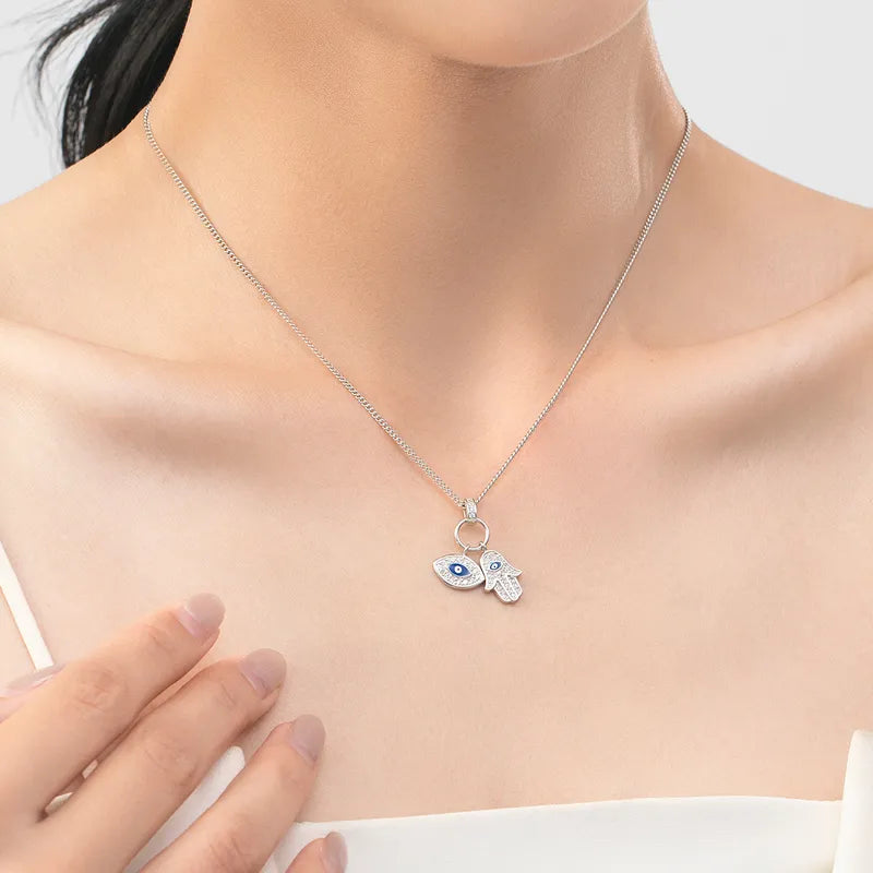 Evil Eye Hamsa Pendant