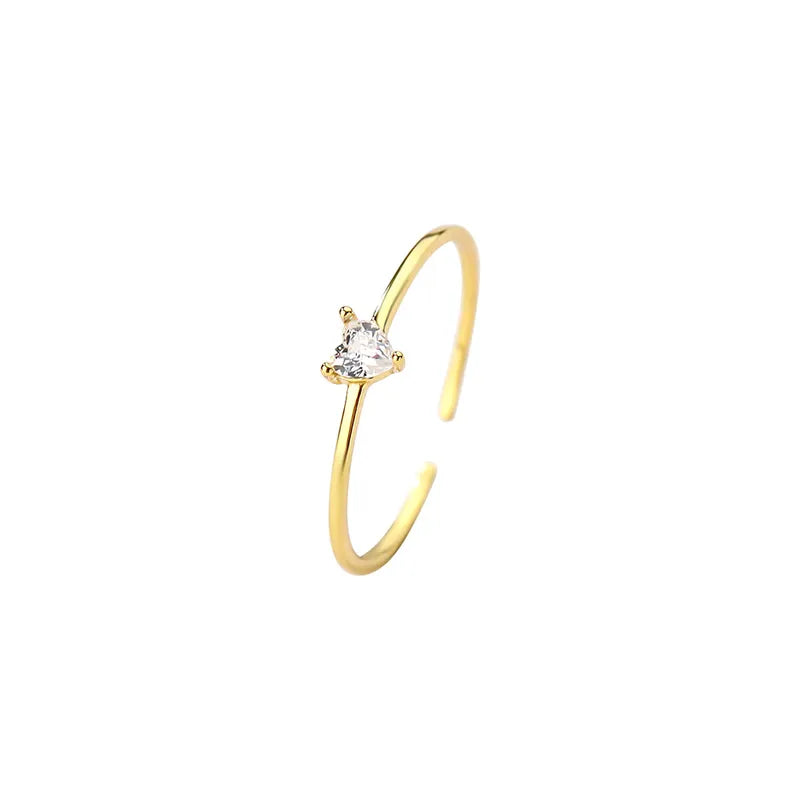 Mini Gold Heart Ring