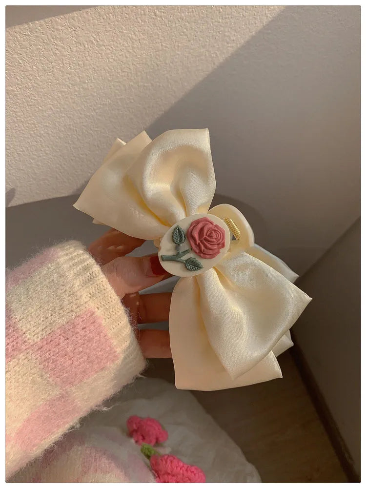 Belle Bow Hair Claw