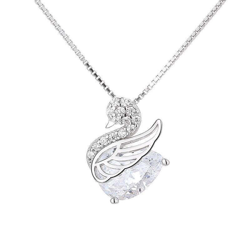 Silver Swan Pendant