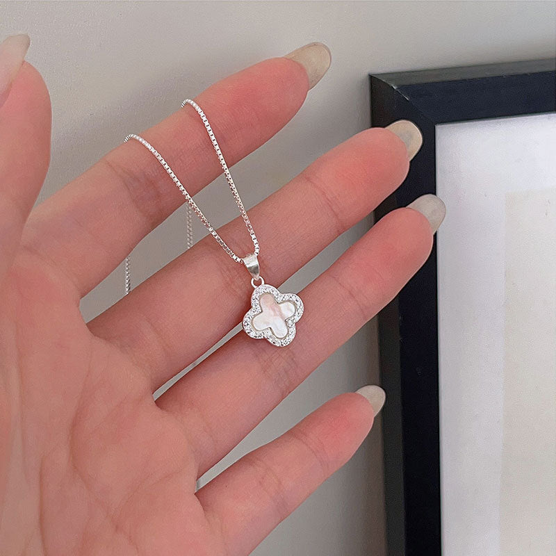 Shell Clover Pendant