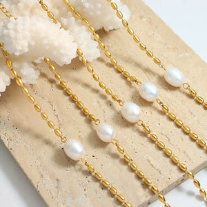 Pearl Chain Bracelet