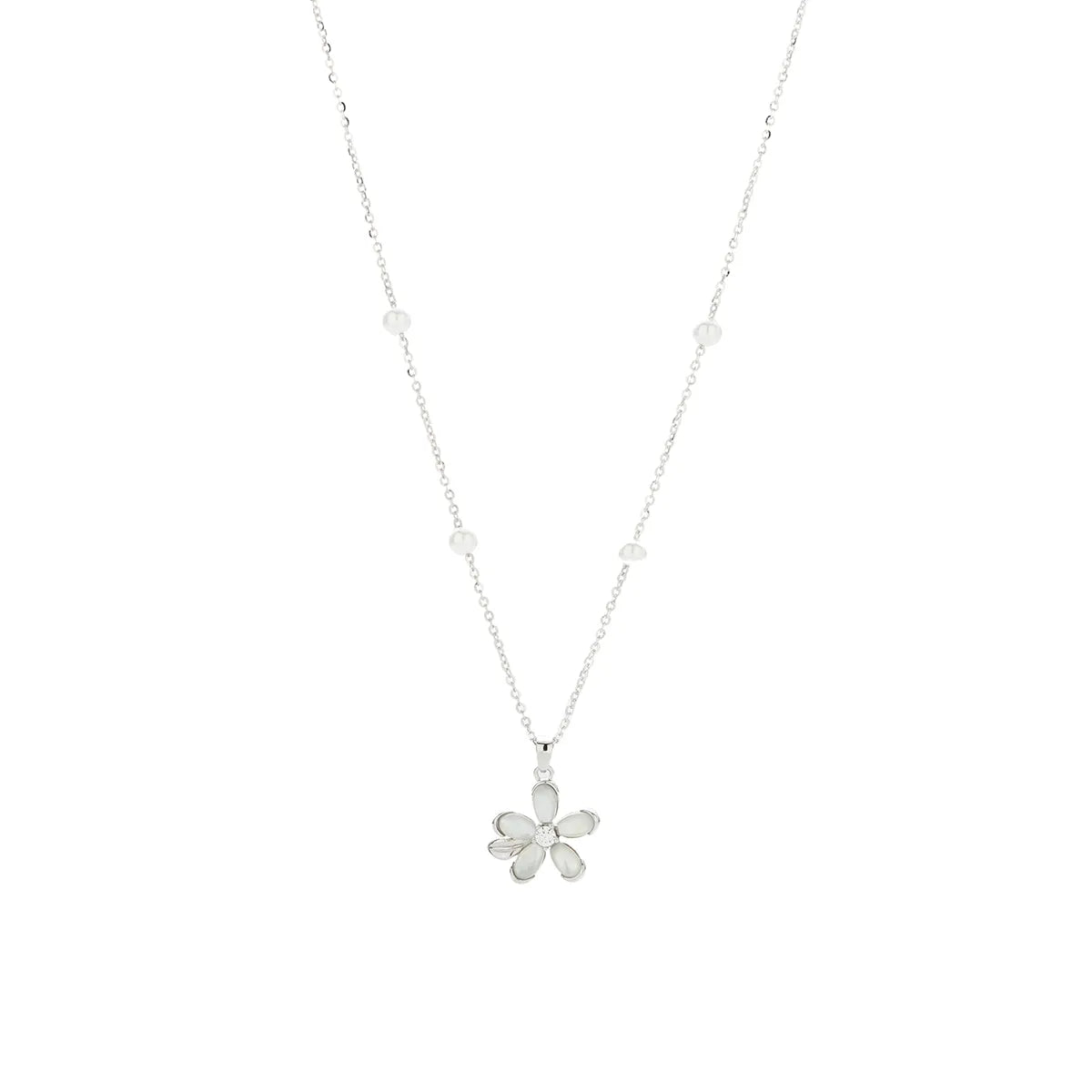 Opal Flower Neckpiece