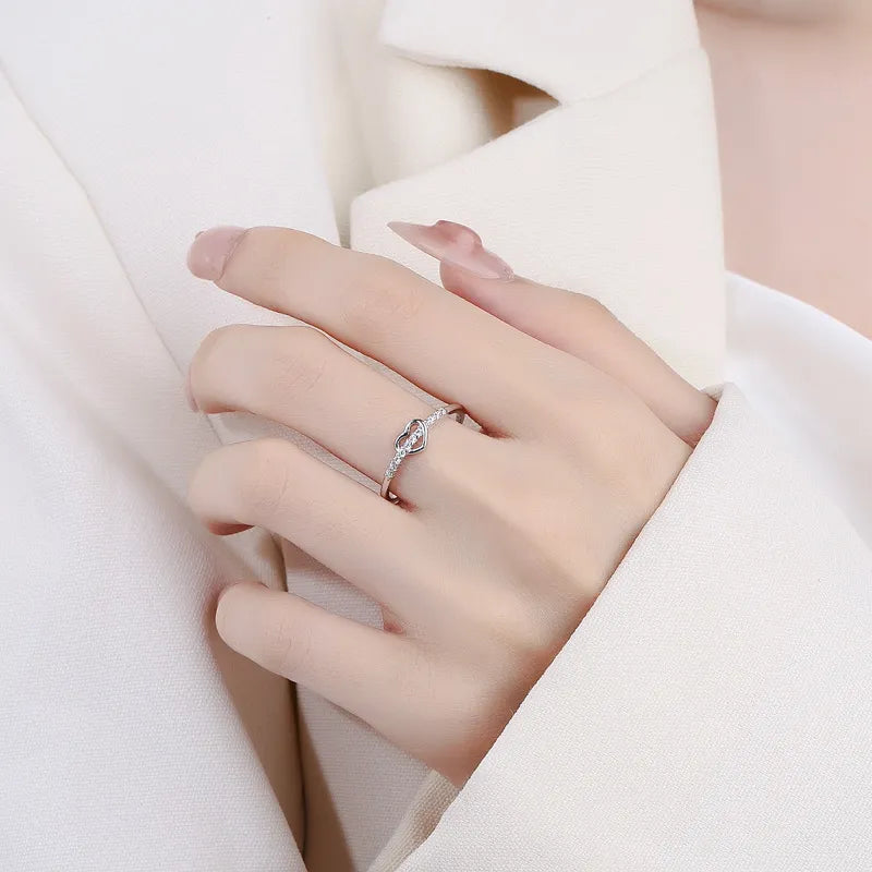 Mini Heart Adjustable Ring