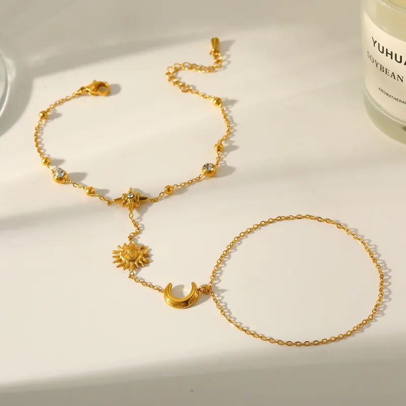 Gold Celestial Handchain