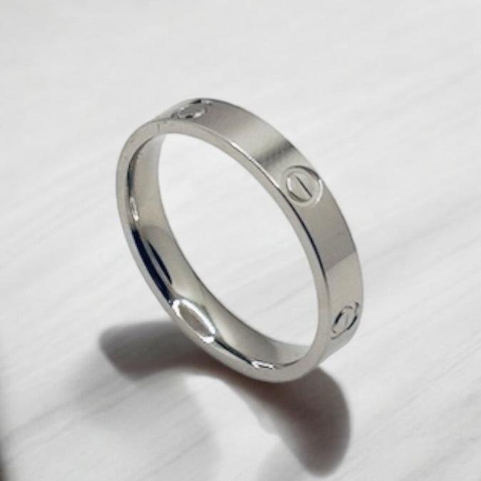 Men Cartier Silver Band