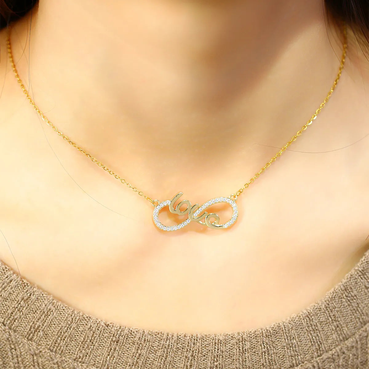 Gold Forever Love Pendant