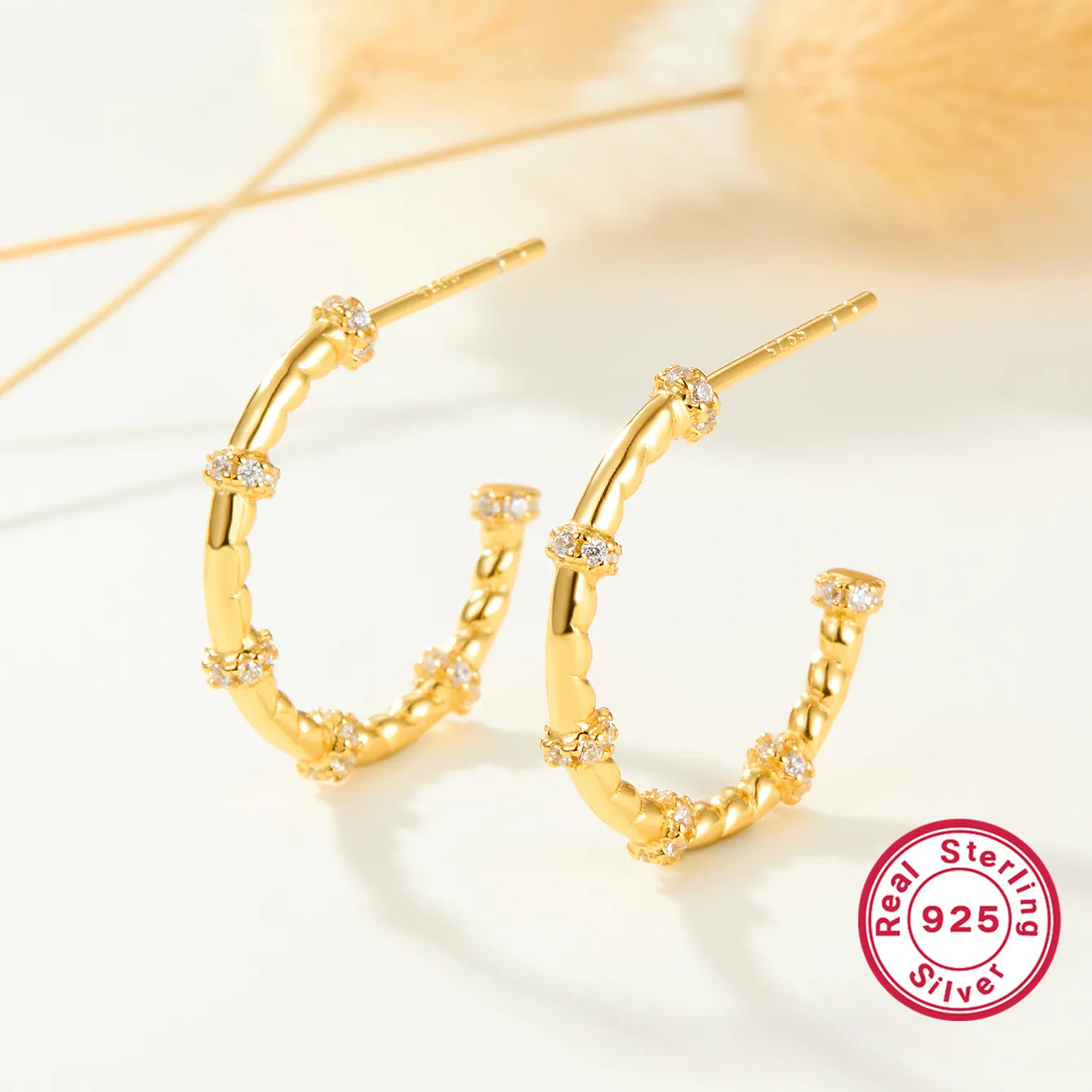 Gold Classic Hoops