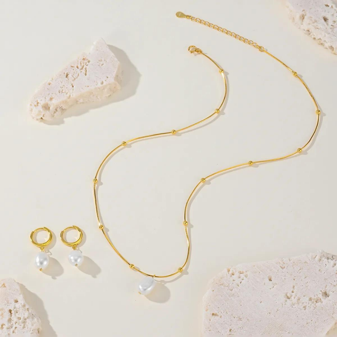 Gold Pearl Set