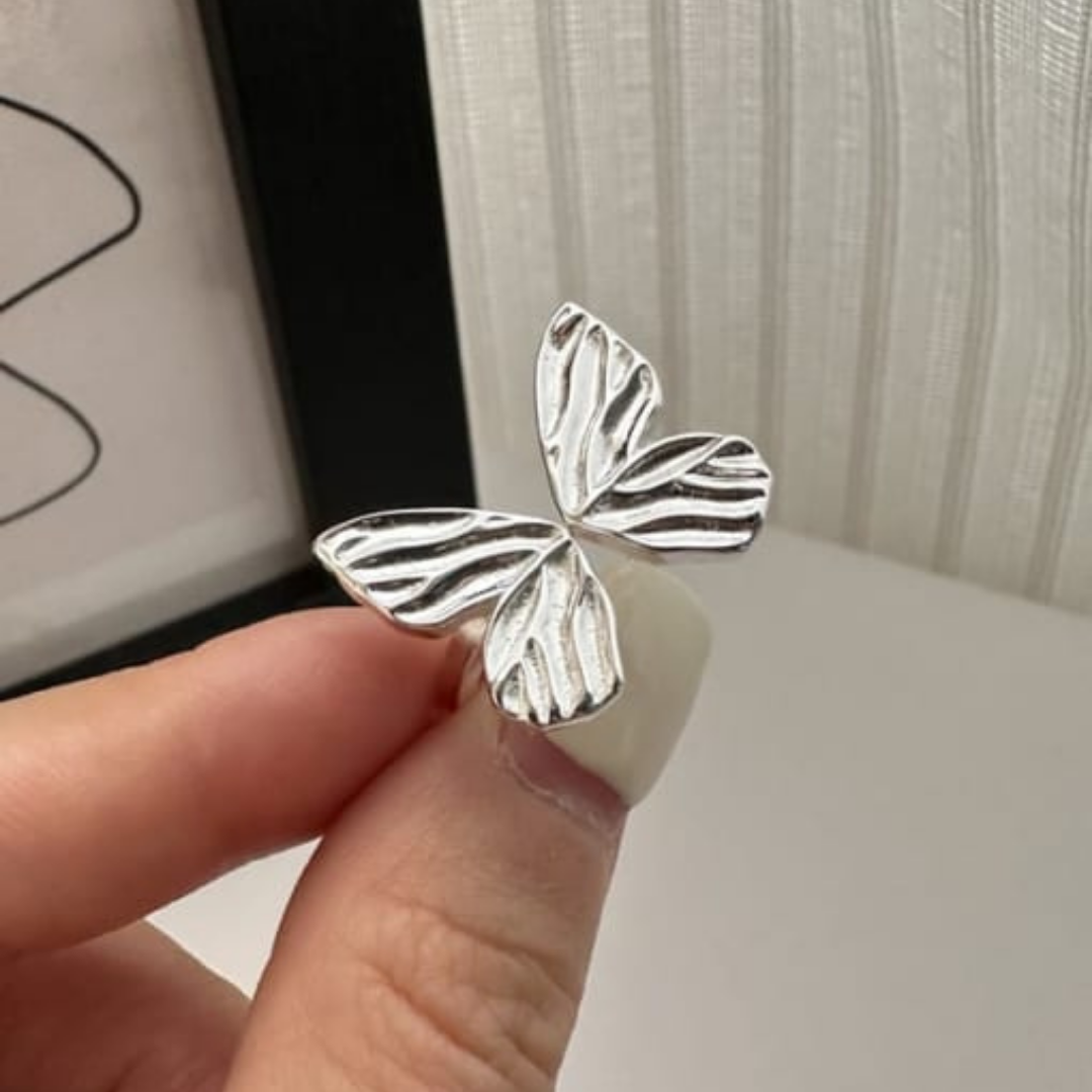 Butterfly Band Adjustable Ring