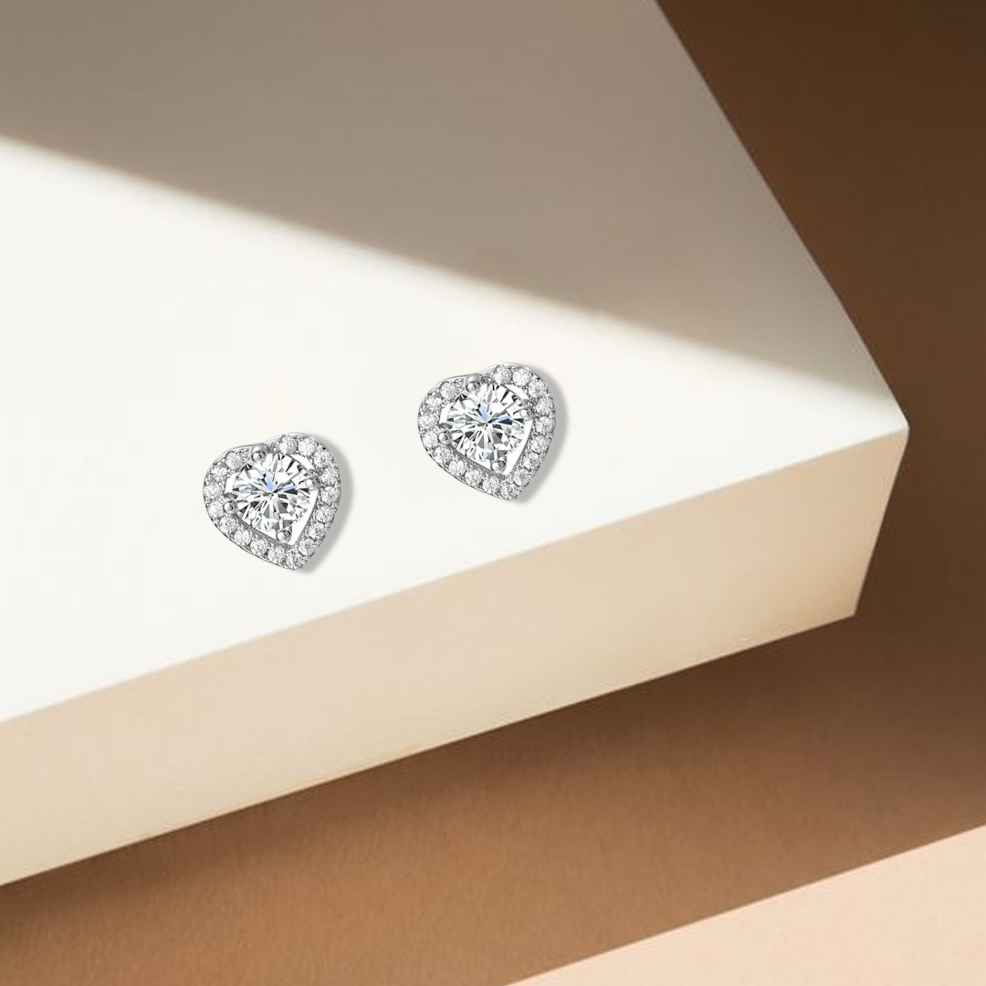 Heart Studs