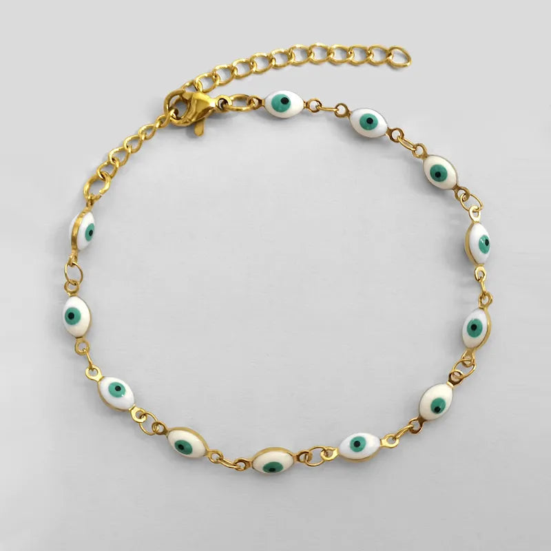 Evil Eye Gold Bracelet