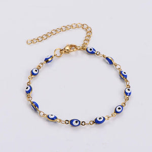 Evil Eye Gold Bracelet