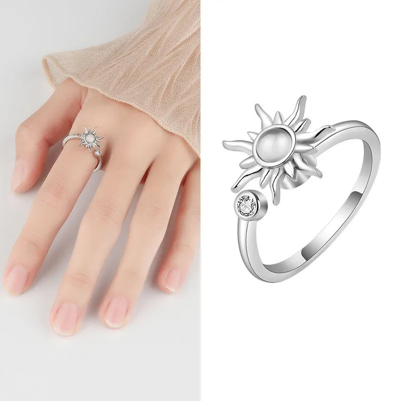 Sun Rotating Adjustable Ring