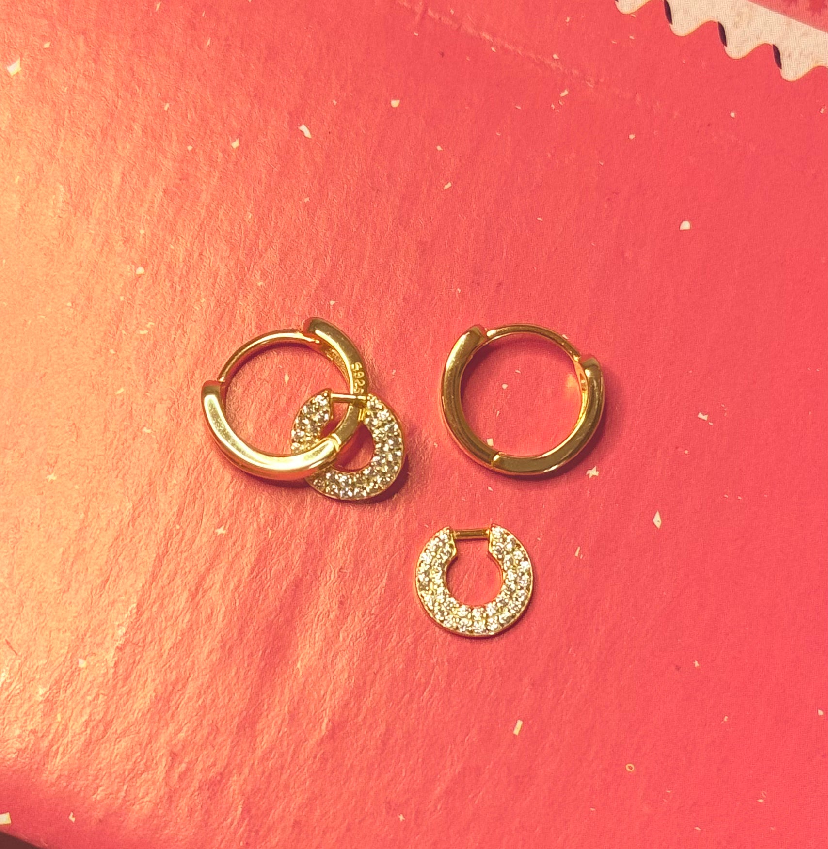 Gold Circle Hoops
