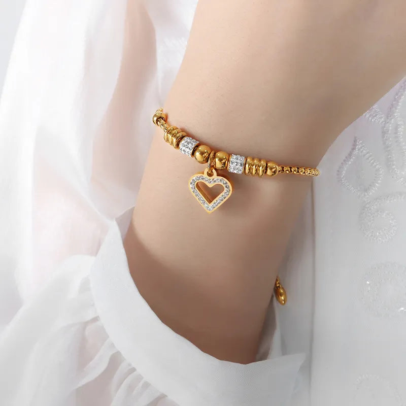 Heart Gold Bracelet