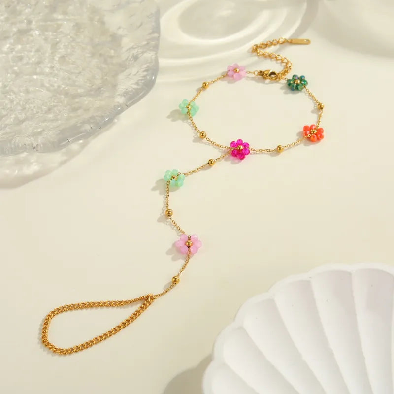 Multicolour Flower Handchain