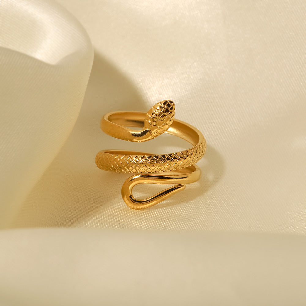 Gold Serpent Ring