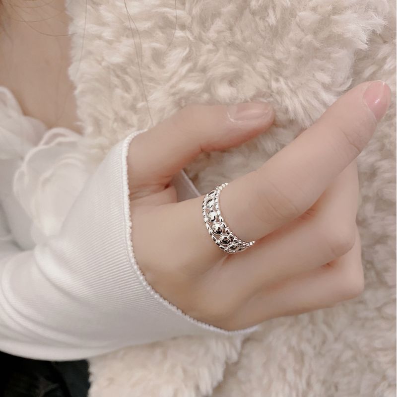 Silver Circle Band Ring