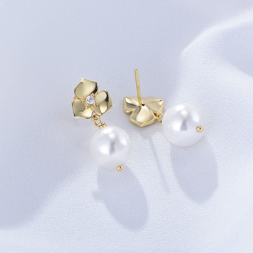 Mini Flower Drop Earring