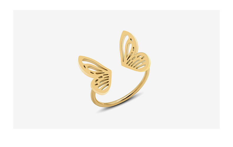 Winged Butterfly Ring