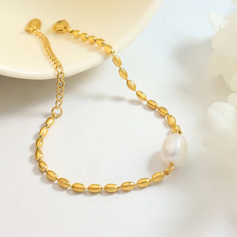 Pearl Chain Bracelet