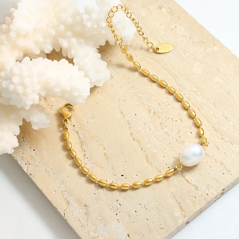 Pearl Chain Bracelet