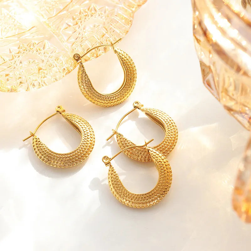 Gold Vintage Hoops