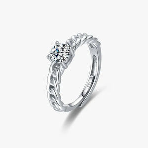 Zircon Chain Ring