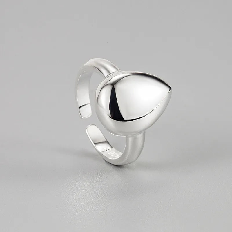 Silver Waterdrop Ring