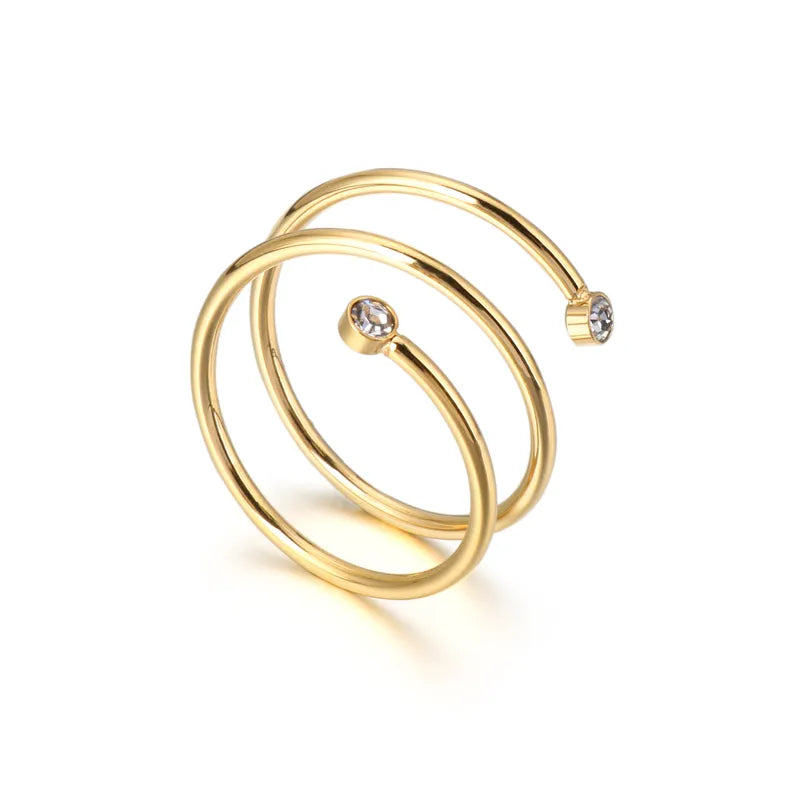 Gold Geometric Ring