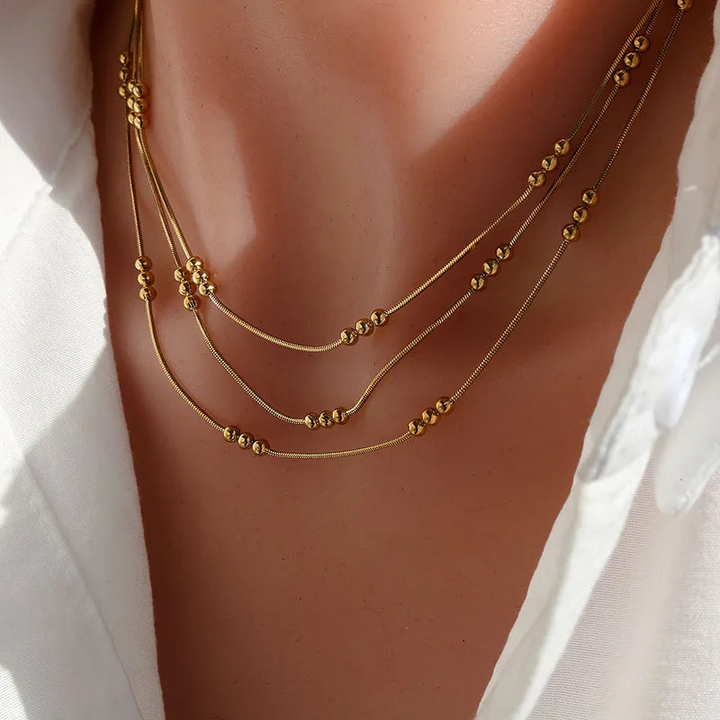 Gold Layered Bead Chain