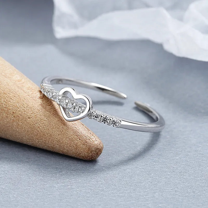 Mini Heart Adjustable Ring