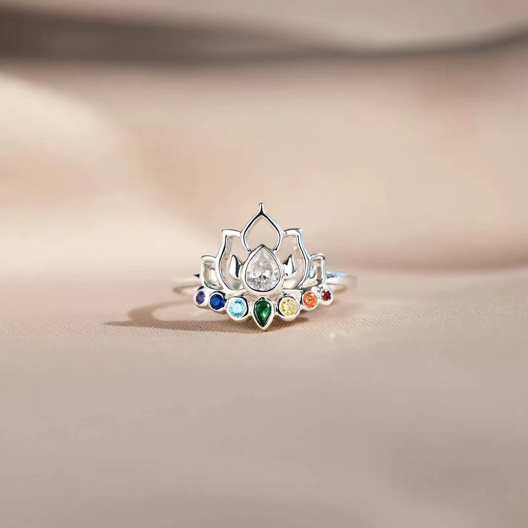 The Lotus Adjustable Ring