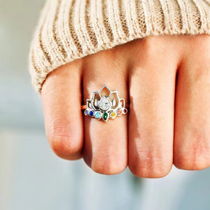 The Lotus Adjustable Ring